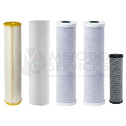 KIT ELEMENTOS FILTRANTES 03 - CASA DE SODA + ENTRADA DE LOJA + BAR